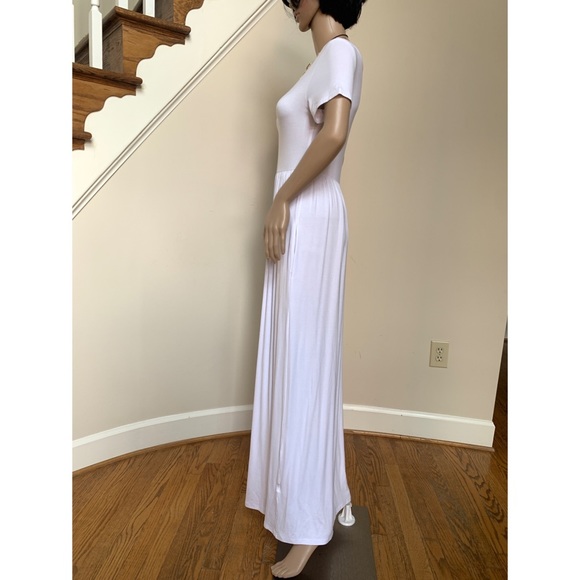 White maxi summer dress, NWT, S - Picture 5 of 15